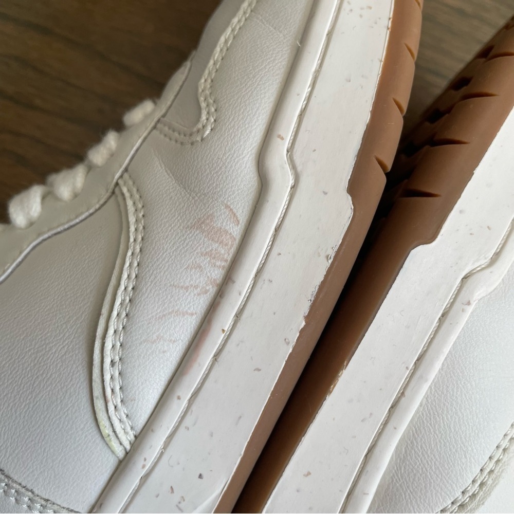 Madewell Court Sneakers in White Leather Ivory Multi - Picture 9 of 14